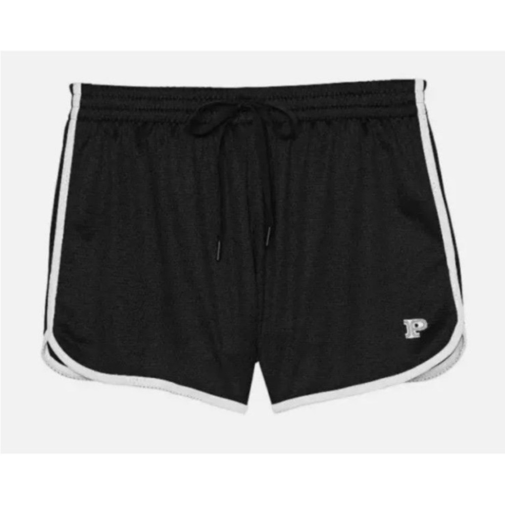 PINK Victoria's Secret Black and White Athletic Shorts